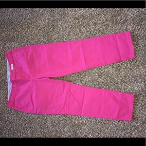 WOMENS STYLUS BRAND PINK CAPRIS SZ 8
